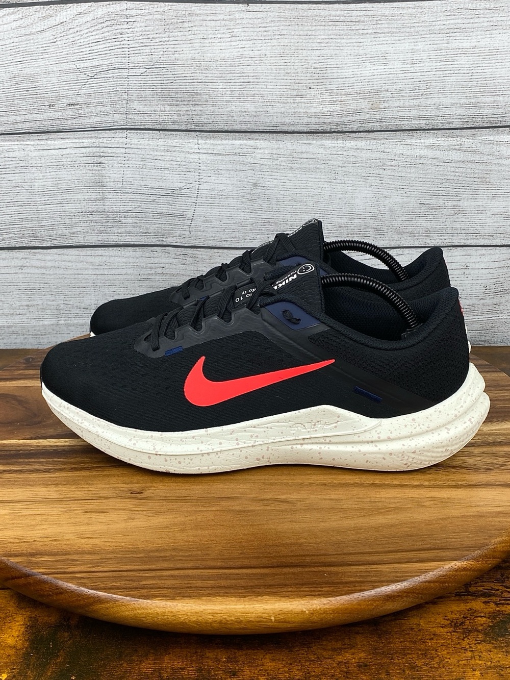 Nike Air Winflo 10 Black Red Road Running Shoes DV4022-022 Men’s Sneaker Size 10
